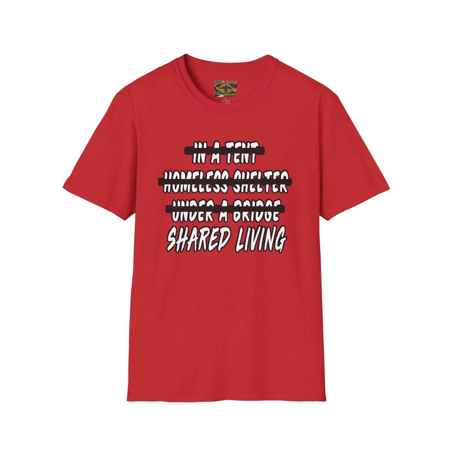 “Shared Living” unisex tee-shirt