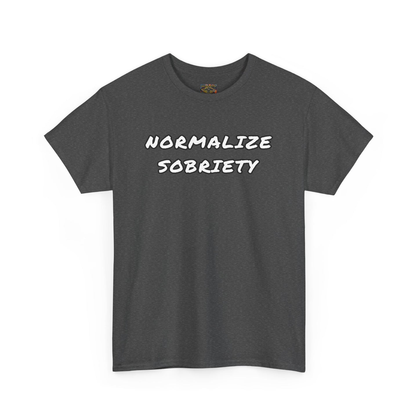 Normalize Sobriety Unisex Heavy Cotton Tee