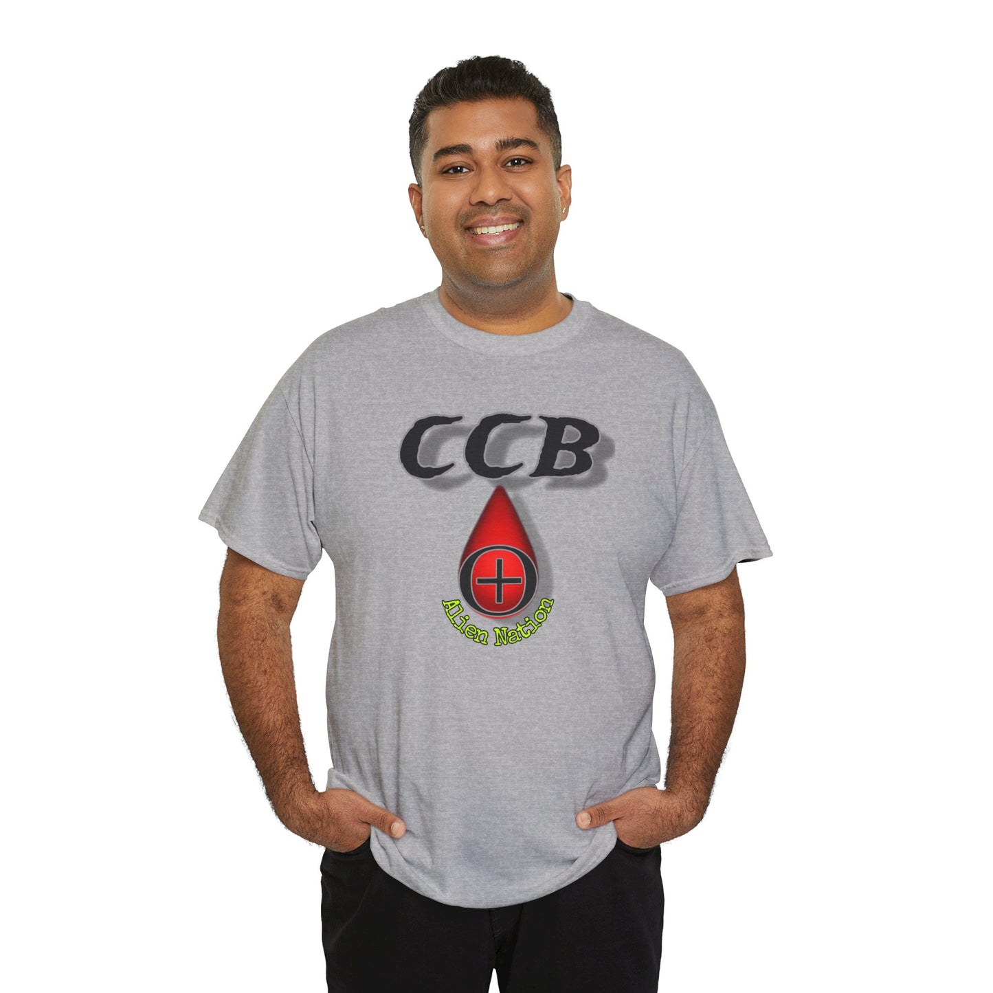 CCB type O positive Unisex Heavy Cotton Tee