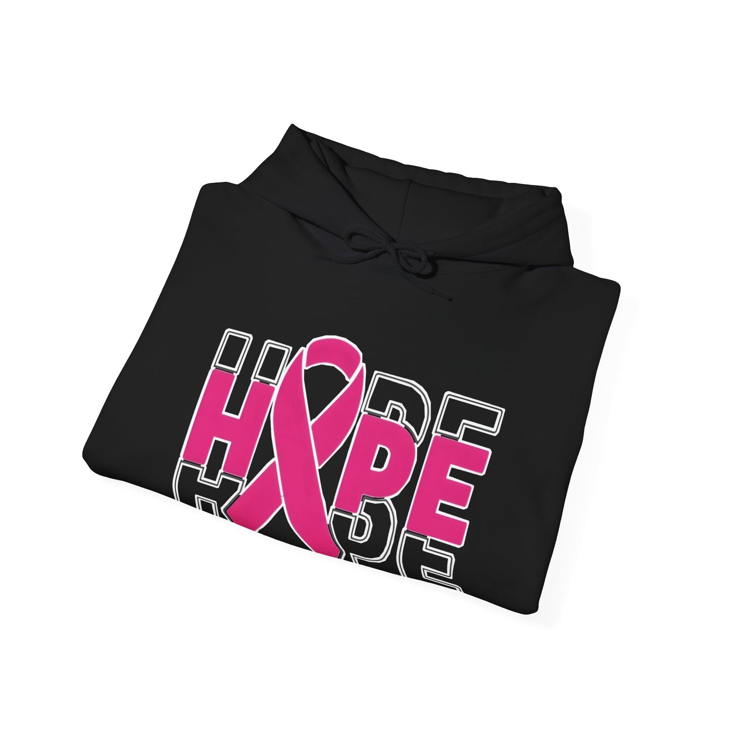 Hope Awareness Hoodie, Breast Cancer Support Sweatshirt, Inspirational Gift, Cozy Pullover, Unisex Hoodie, Everyday Wear