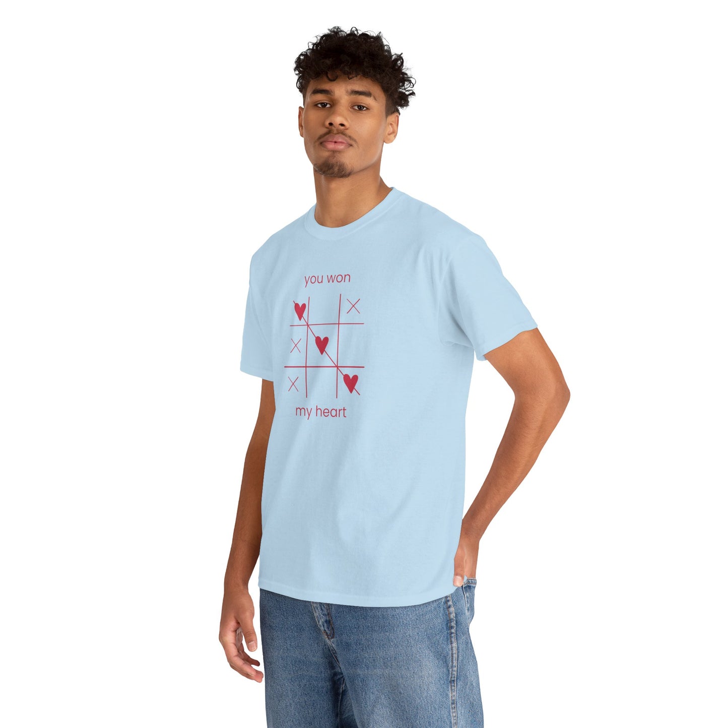 You won my heart Unisex Heavy Cotton Tee