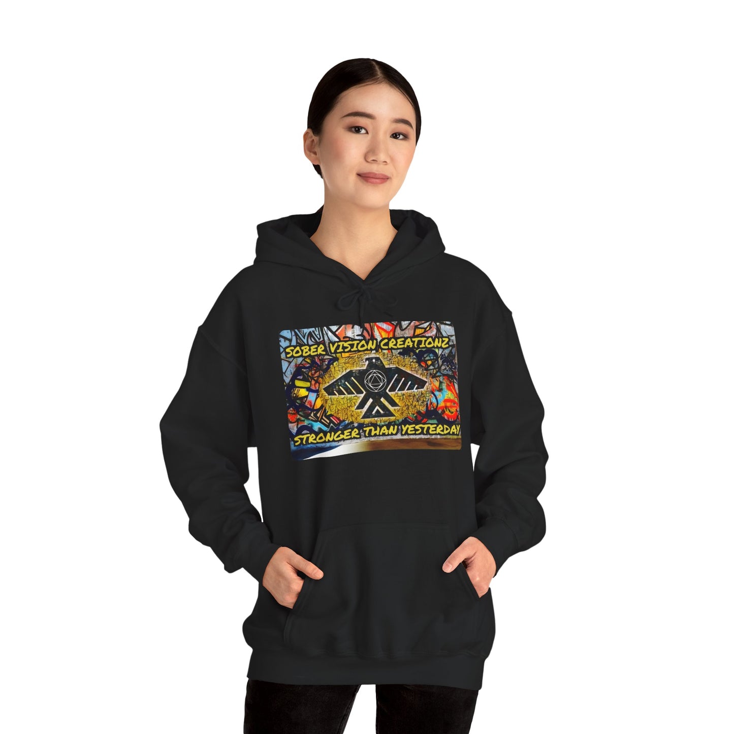 Sober Vision Creationz Unisex Heavy Blend™ Hooded Sweatshirt