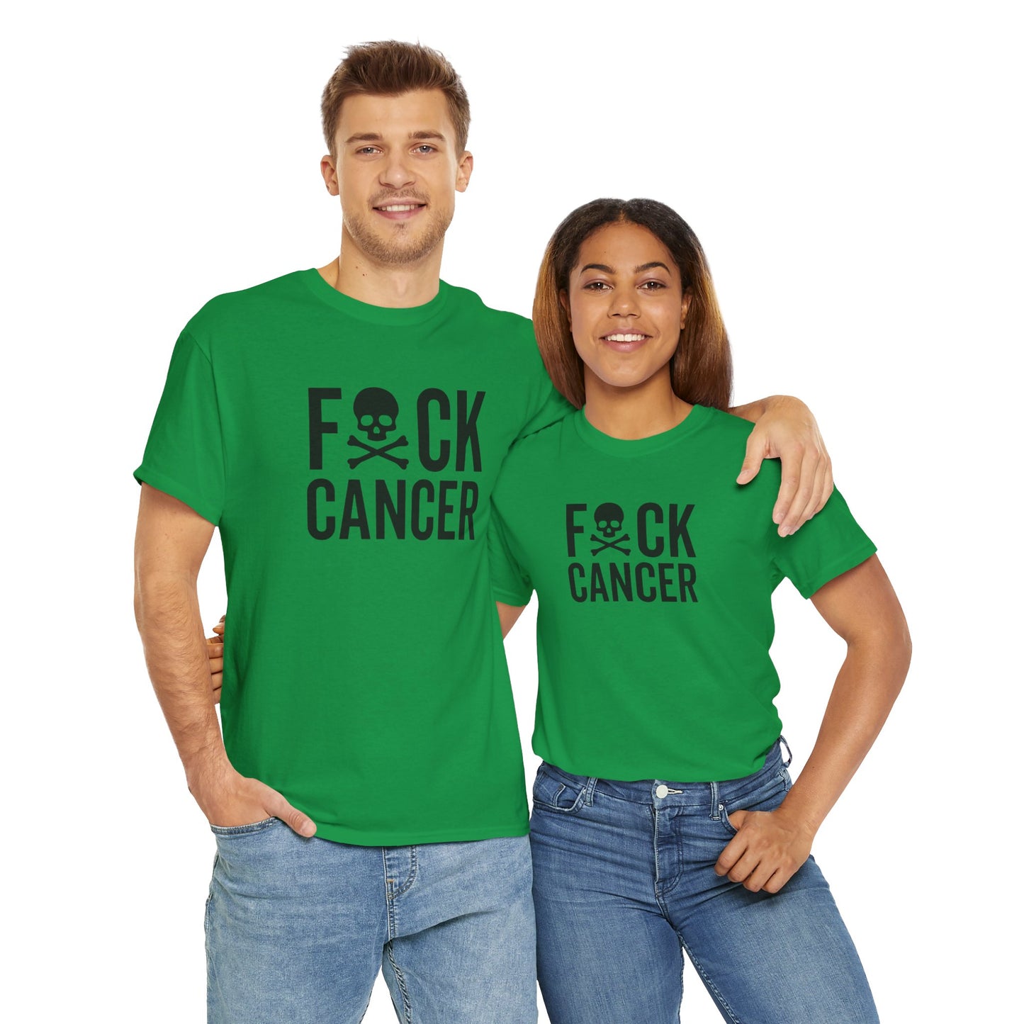 F*ck cancer Unisex Heavy Cotton Tee