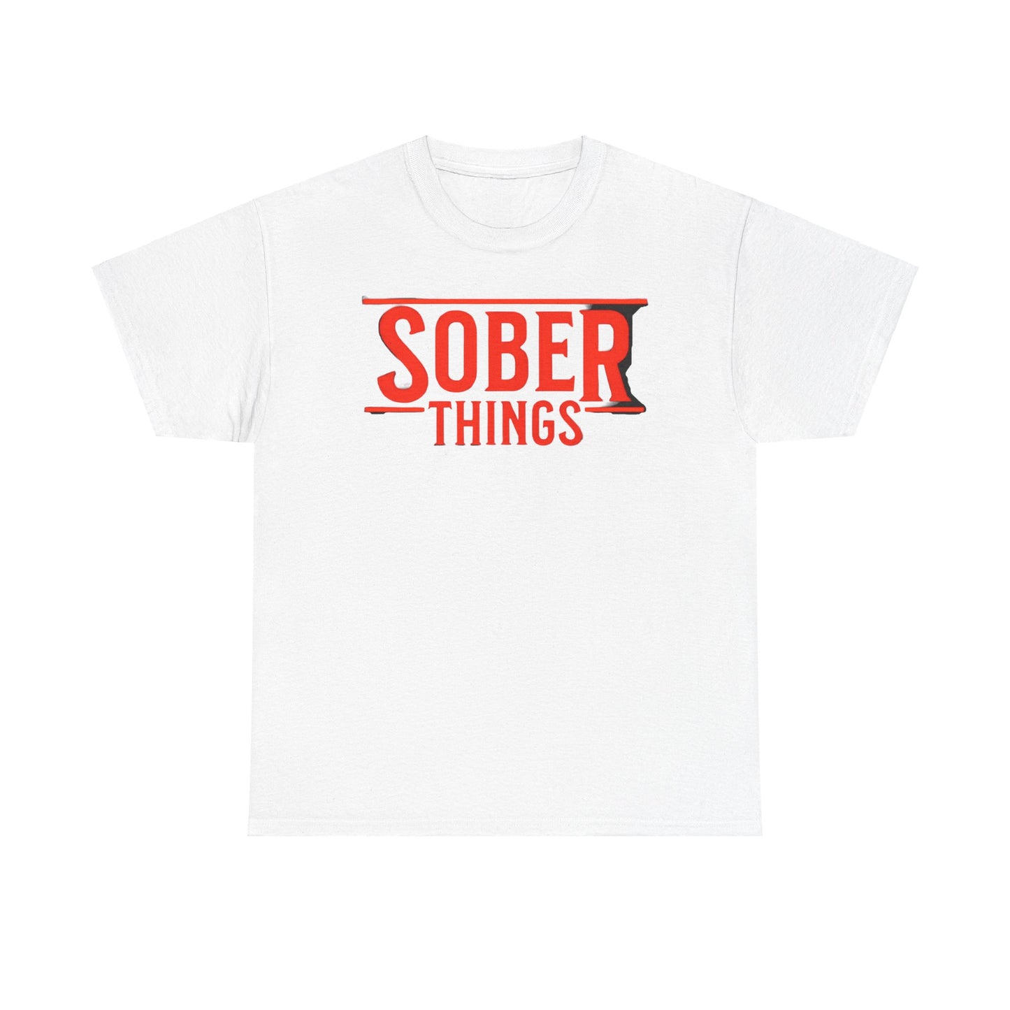 Sober Things Unisex Heavy Cotton Tee