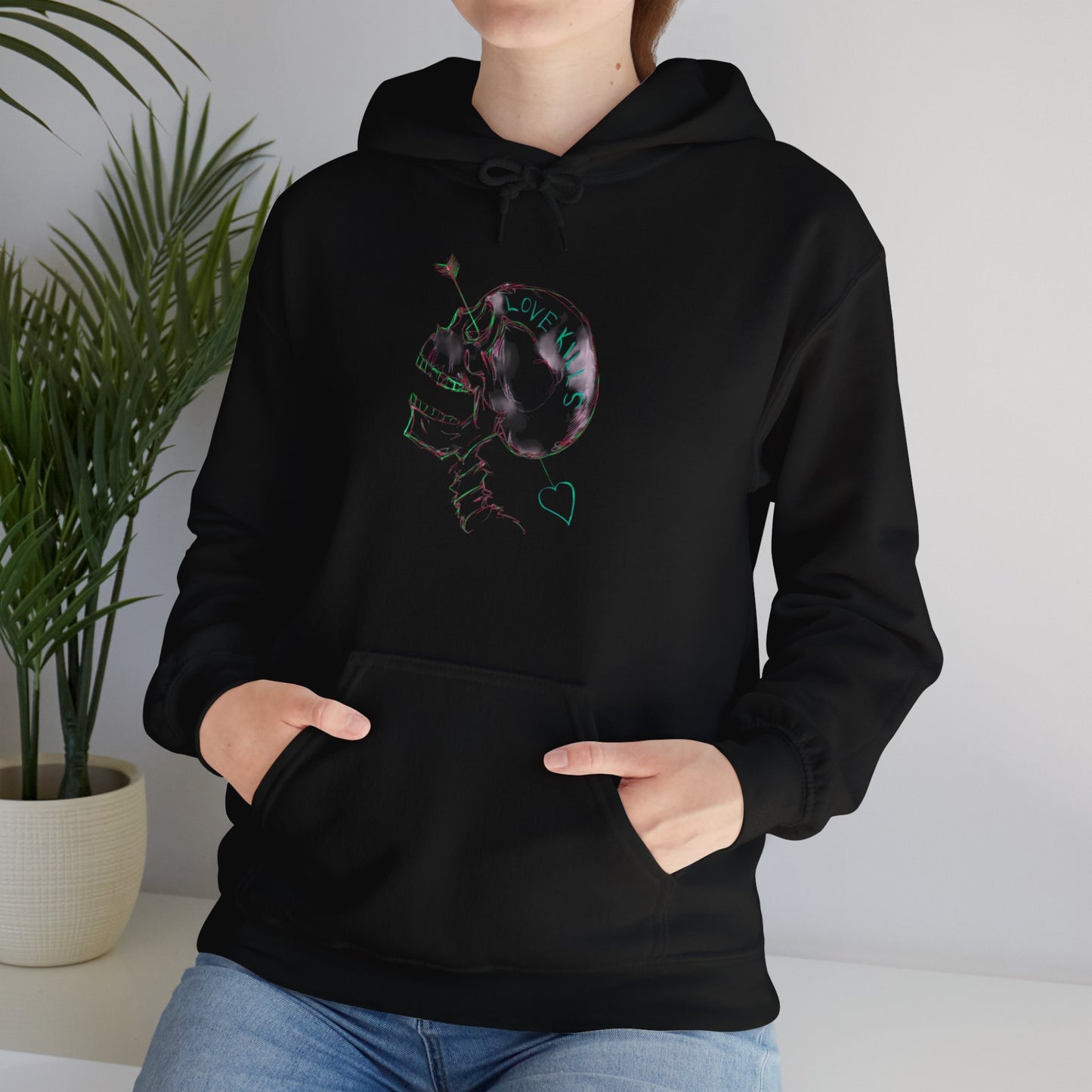 Love Kills Unisex Heavy Blend™ Hooded Sweatshirt