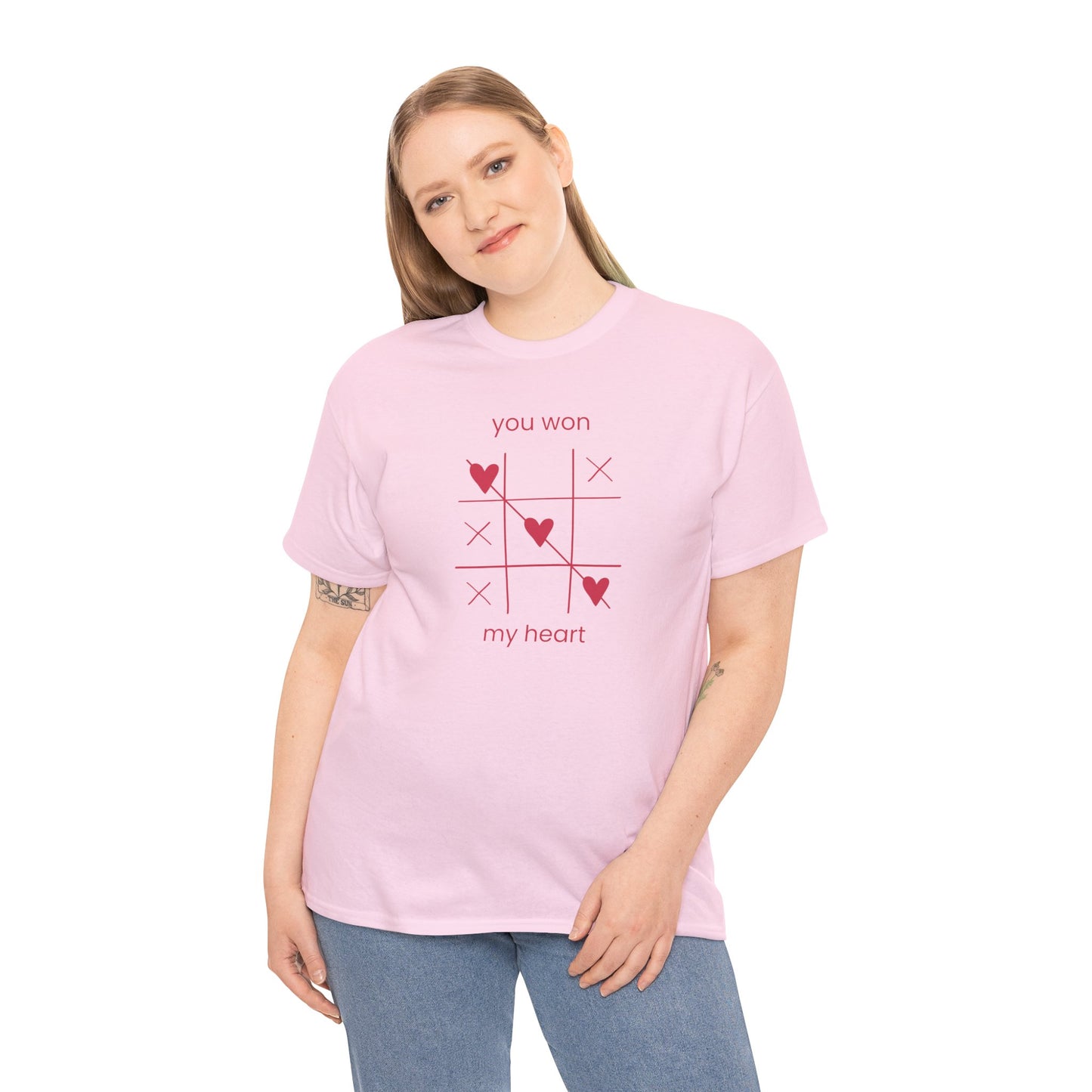 You won my heart Unisex Heavy Cotton Tee