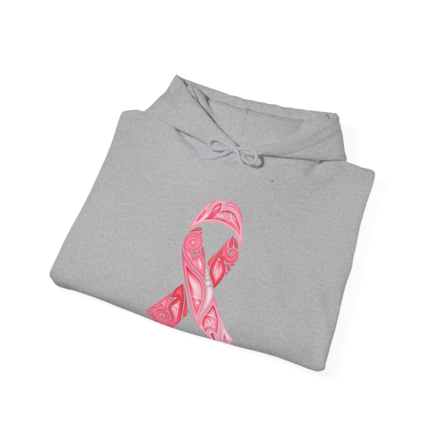 Pink Ribbon Awareness Hoodie - Breast Cancer Support Sweatshirt, Gift for Her, Comfort Wear, Fundraiser Apparel, Cozy Layer