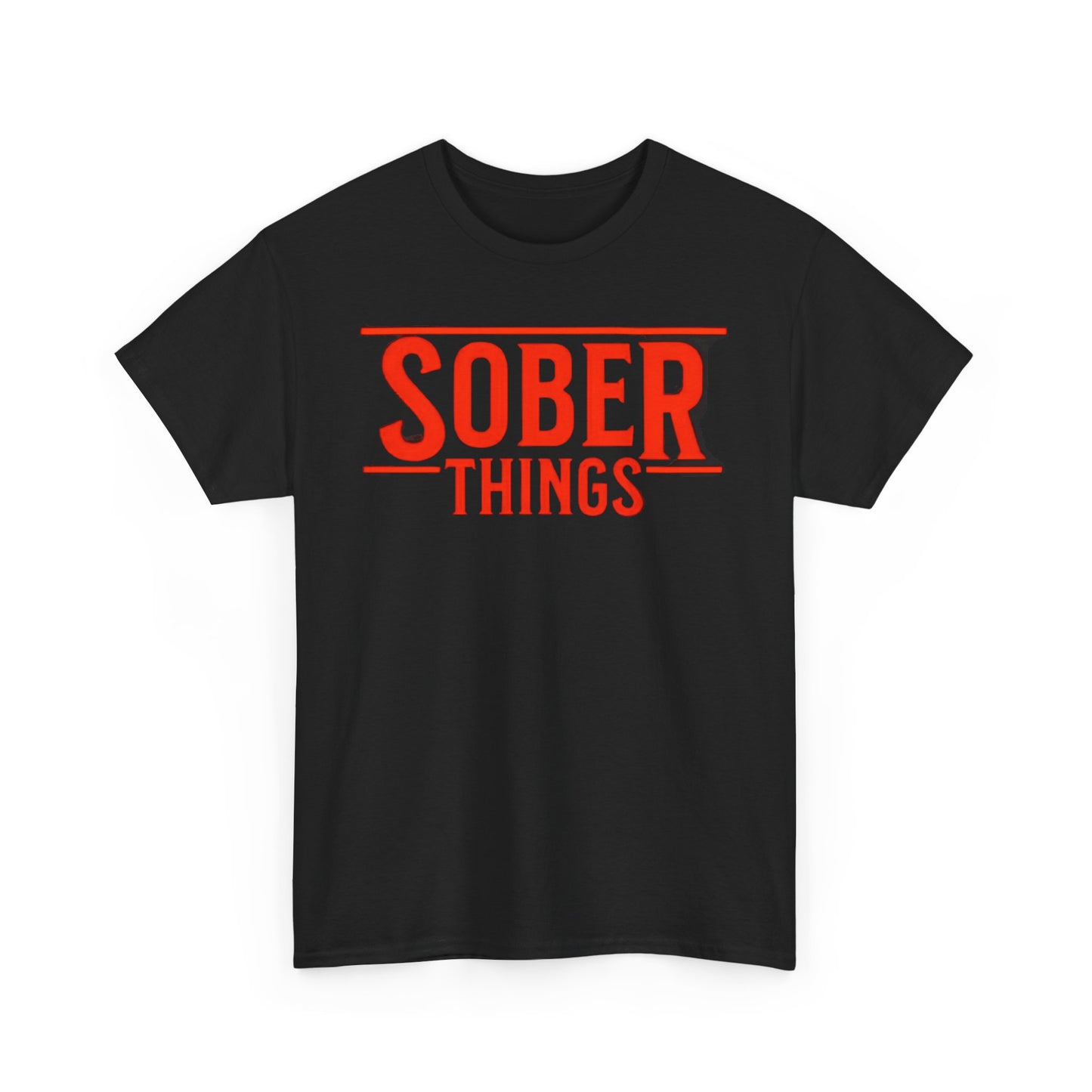 Sober Things Unisex Heavy Cotton Tee