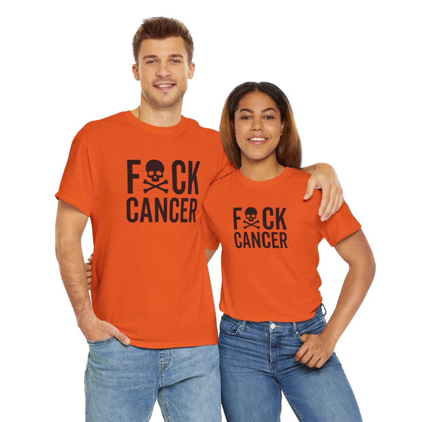 F*ck cancer Unisex Heavy Cotton Tee