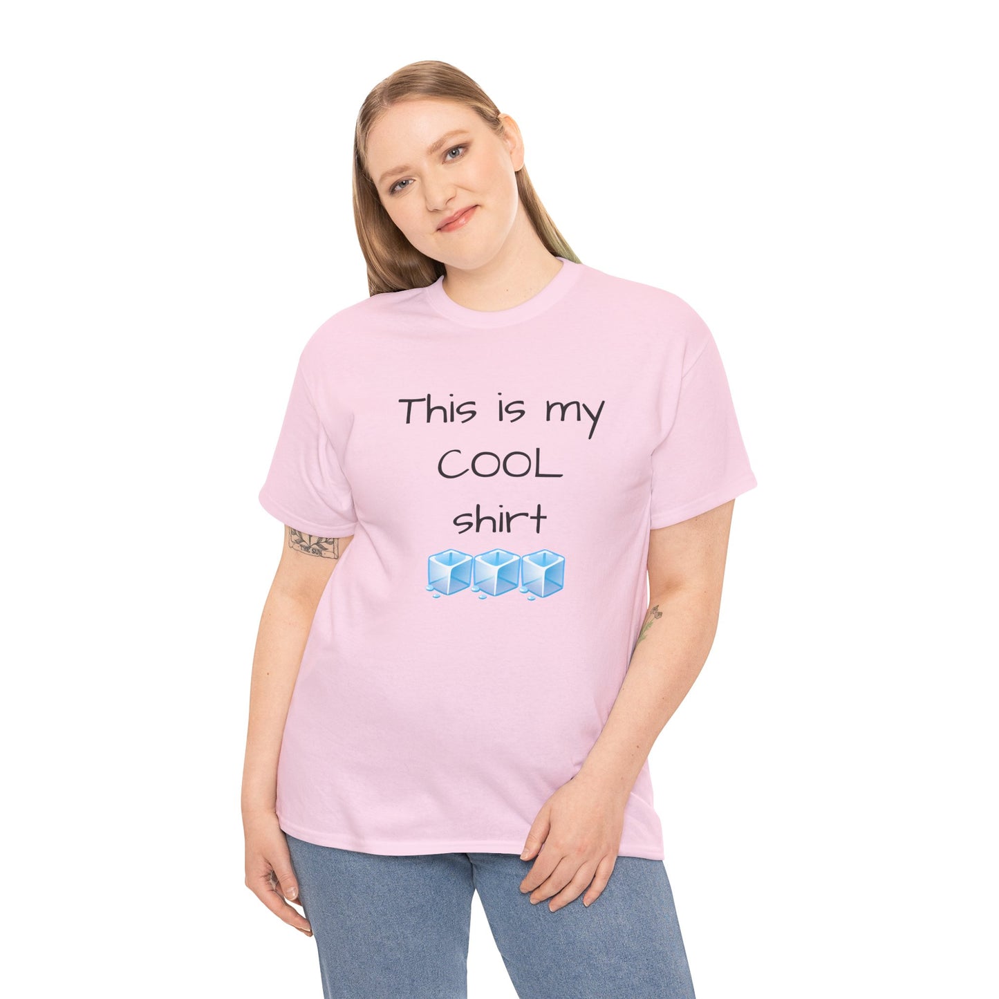 This is my cool shirt Unisex Heavy Cotton Tee by Summer P