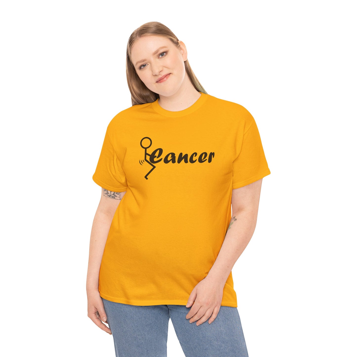 F*ck CANCER Unisex Heavy Cotton Tee