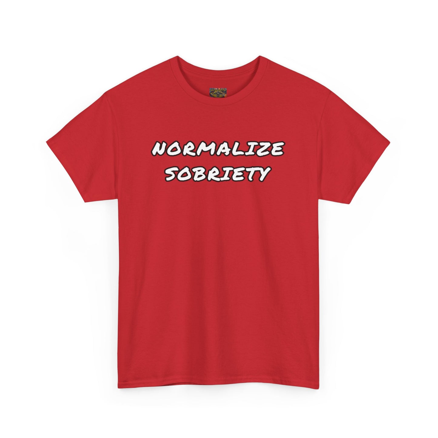 Normalize Sobriety Unisex Heavy Cotton Tee