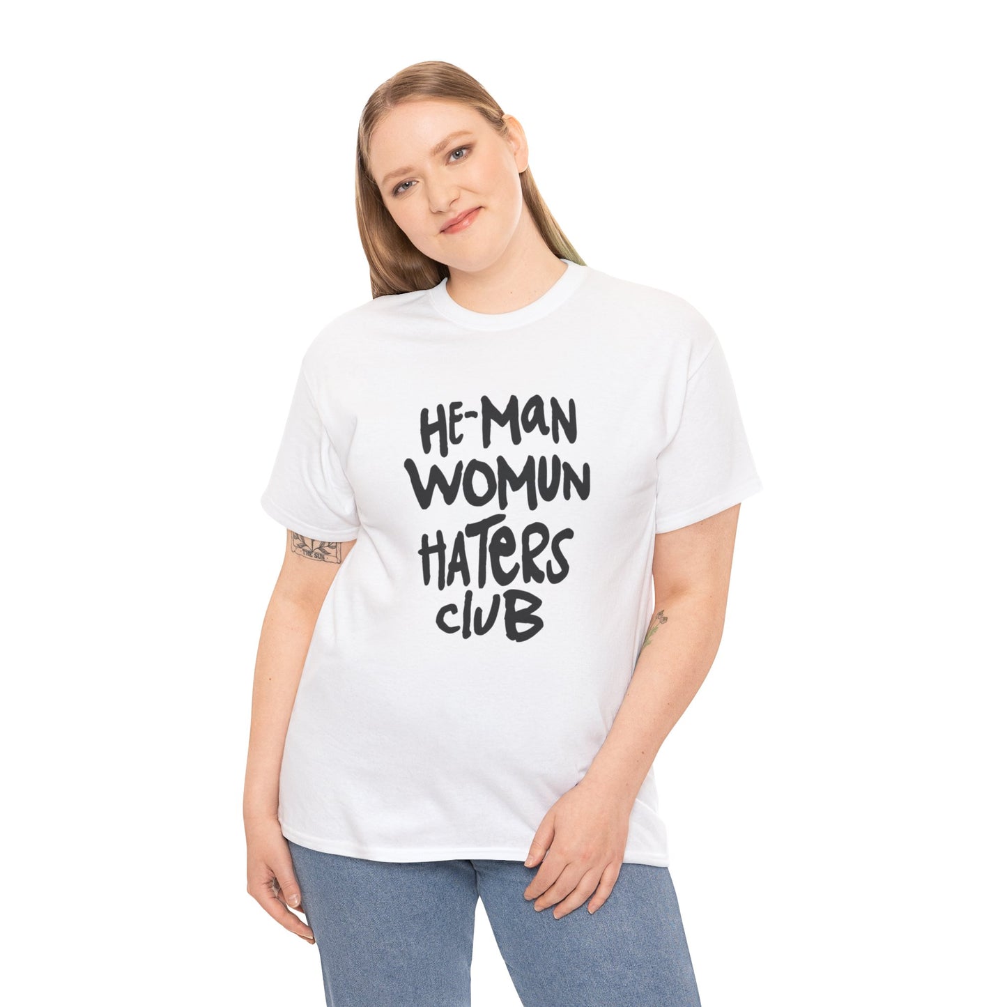 He-man womun haters club Unisex Heavy Cotton Tee