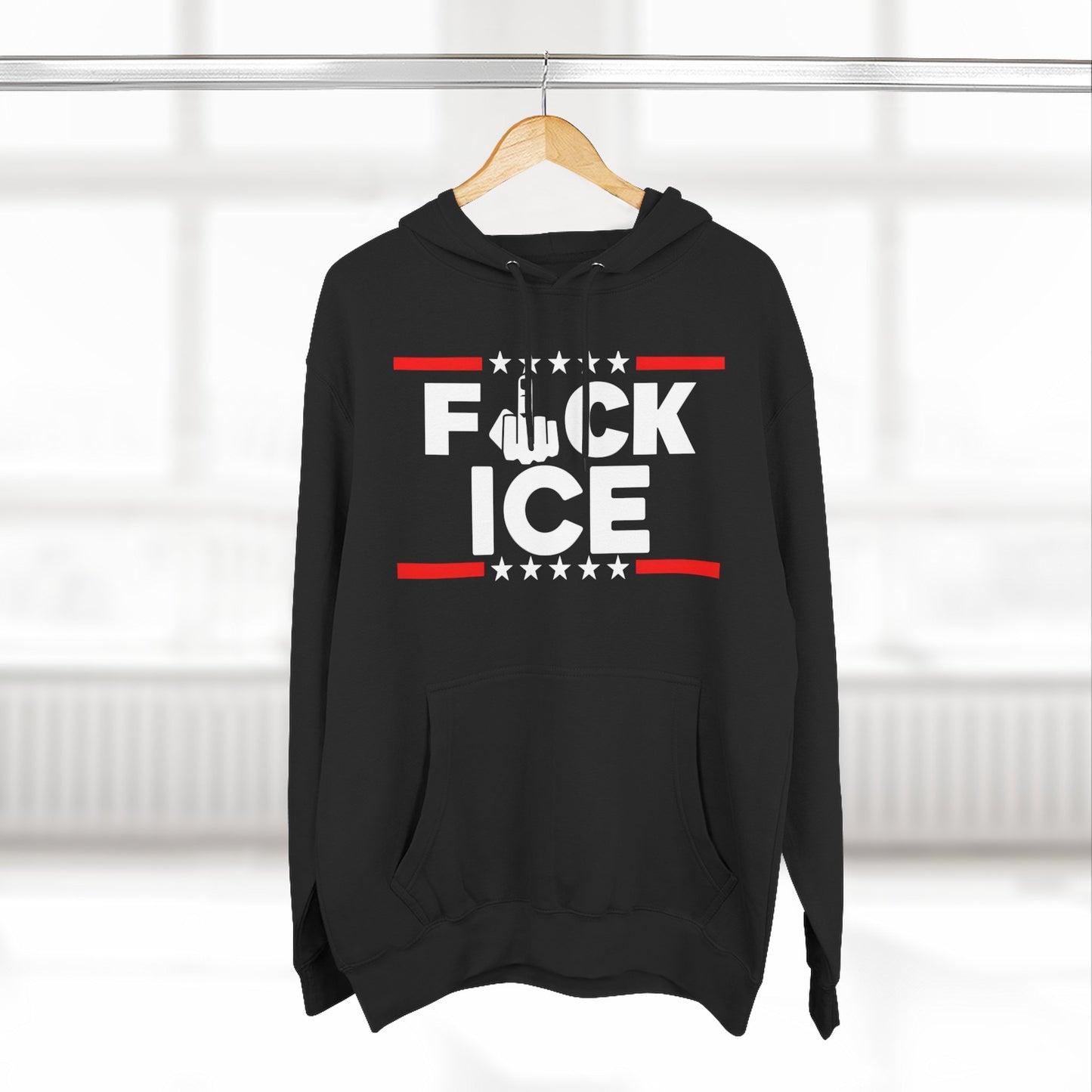 Anti-ICE Graphic Hoodie — “F*CK ICE” Protest Pullover