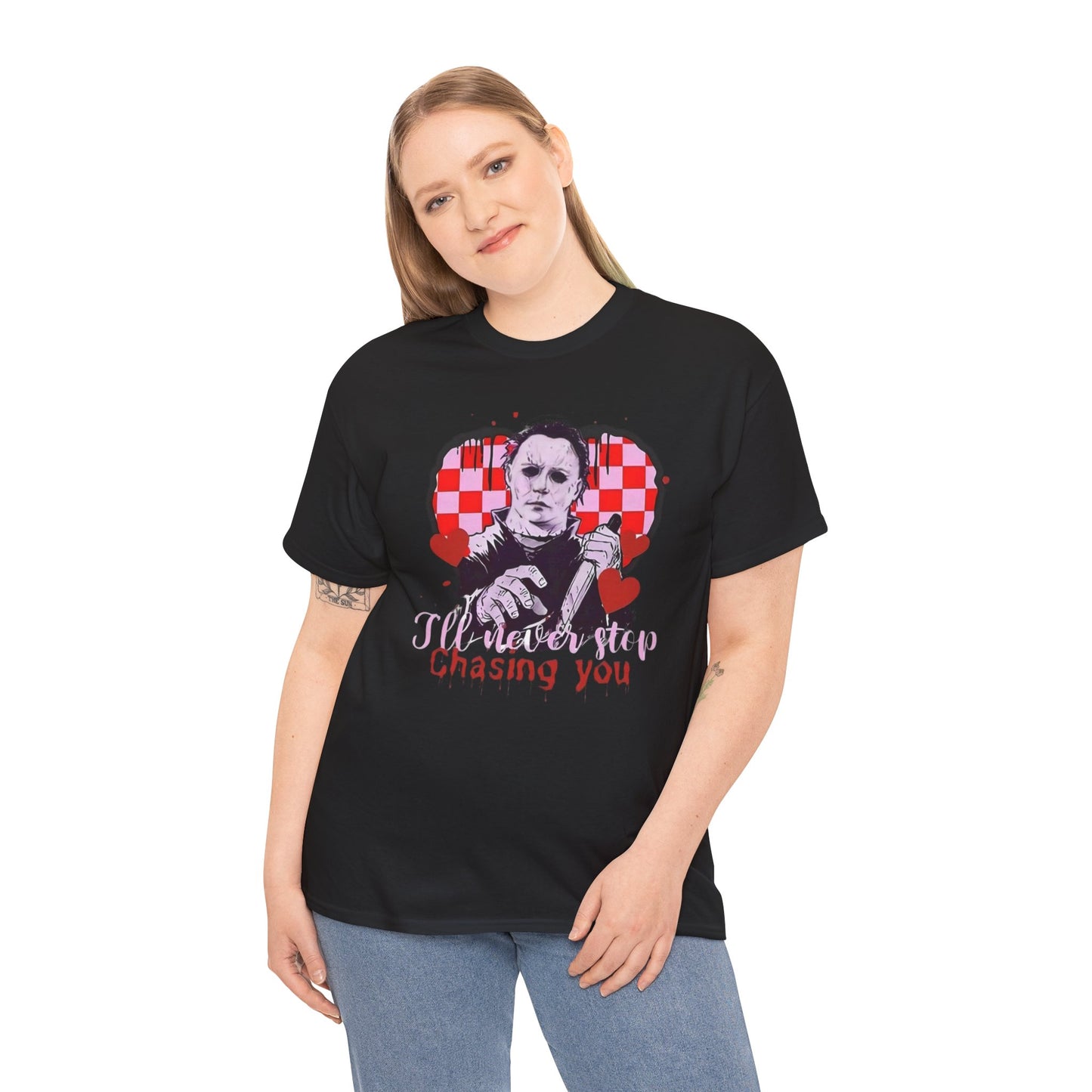 I'll never stop chasing you Unisex Heavy Cotton Tee