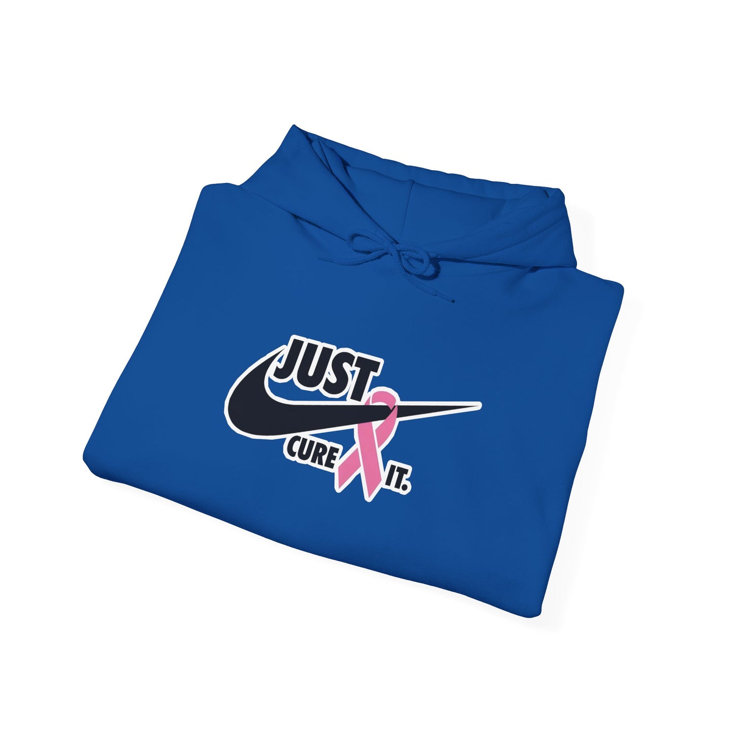 Just Cure It Unisex Hoodie - Support Breast Cancer Awareness