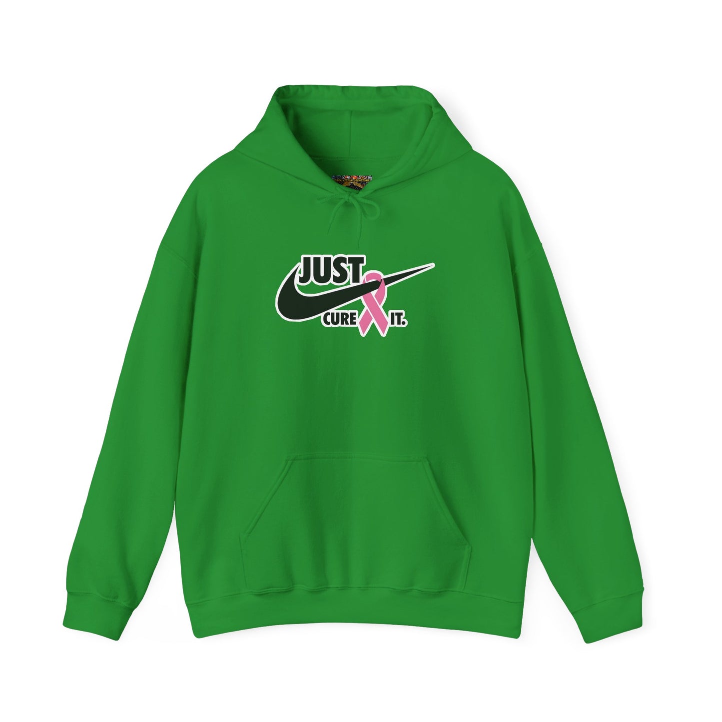 Just Cure It Unisex Hoodie - Support Breast Cancer Awareness