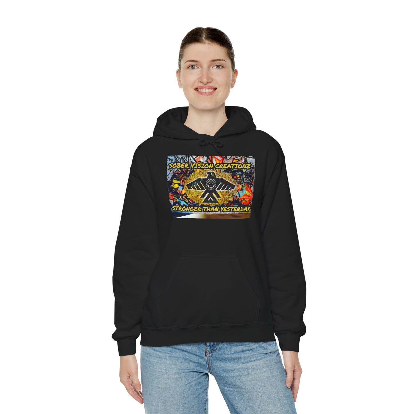 Sober Vision Creationz Unisex Heavy Blend™ Hooded Sweatshirt
