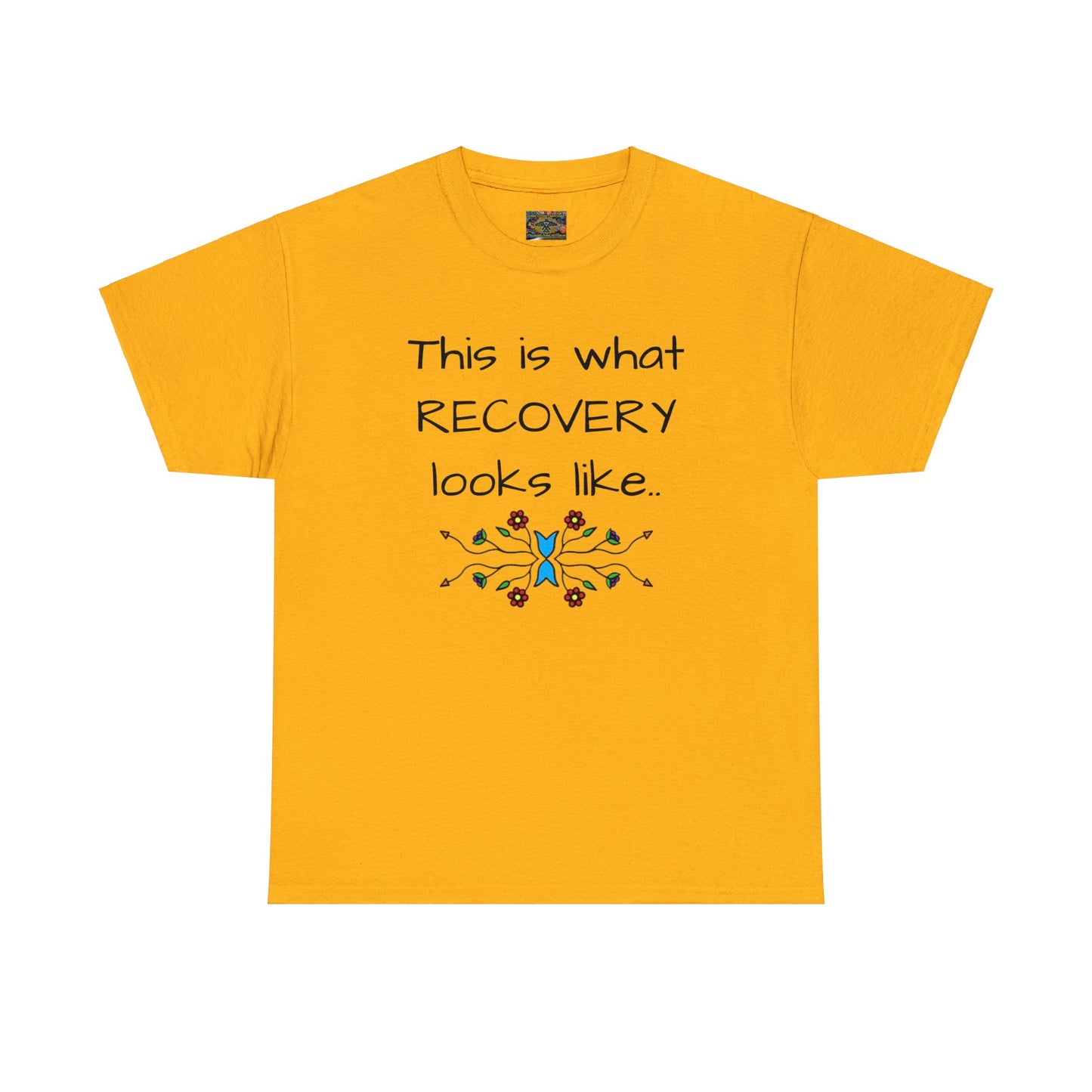 What RECOVERY looks like Unisex Heavy Cotton Tee