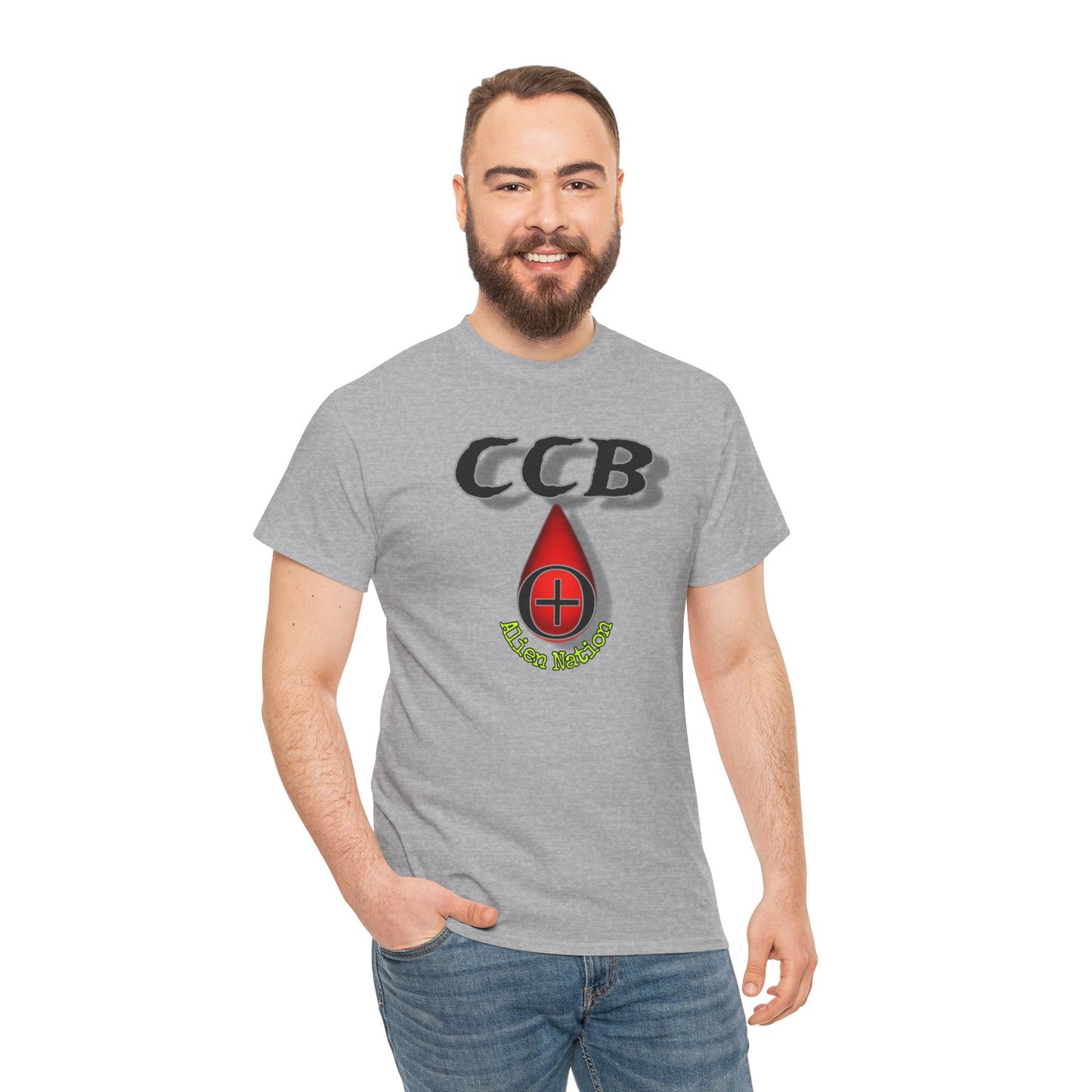 CCB type O positive Unisex Heavy Cotton Tee