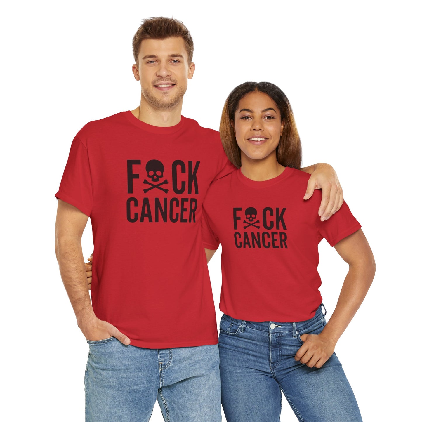 F*ck cancer Unisex Heavy Cotton Tee