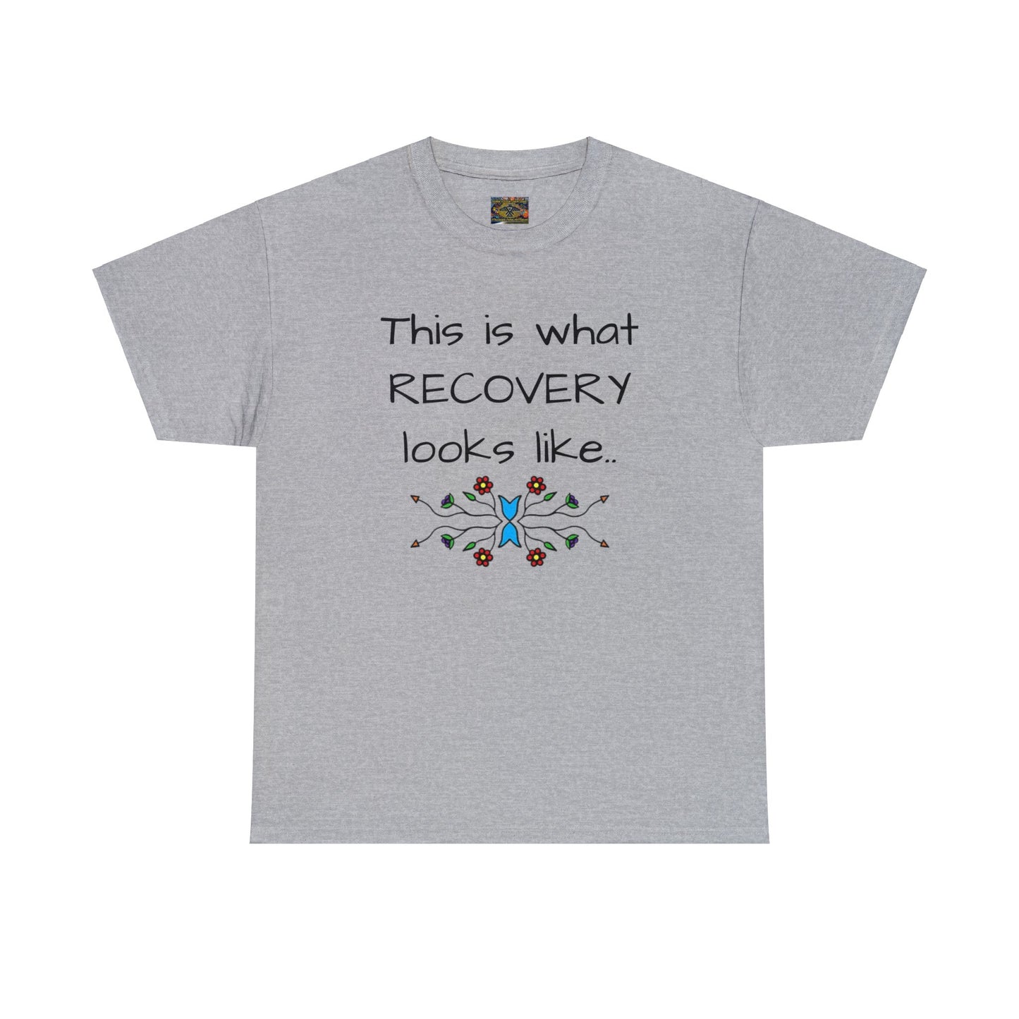 What RECOVERY looks like Unisex Heavy Cotton Tee