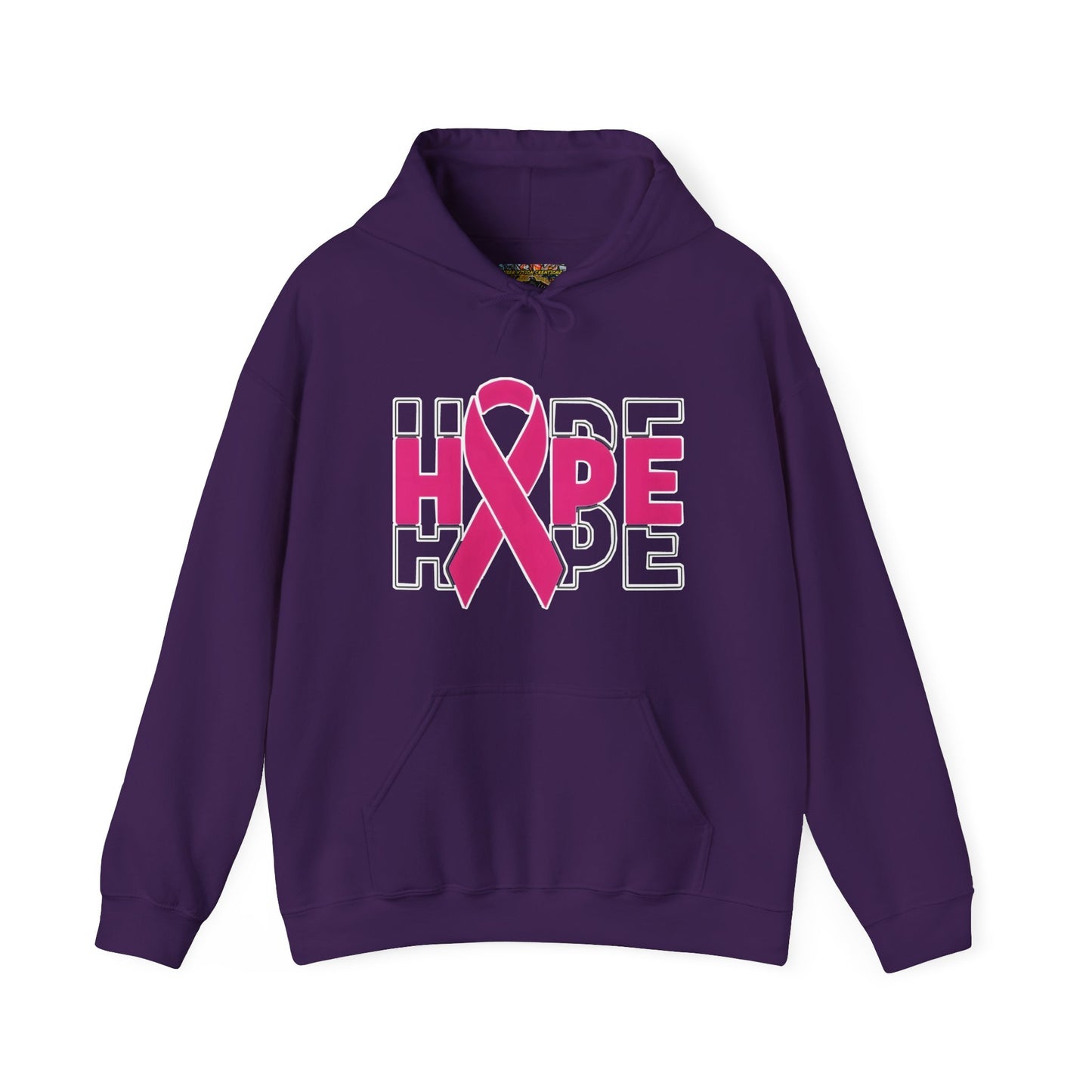 Hope Awareness Hoodie, Breast Cancer Support Sweatshirt, Inspirational Gift, Cozy Pullover, Unisex Hoodie, Everyday Wear