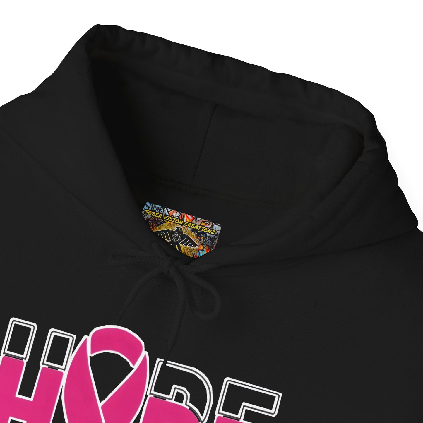 Hope Awareness Hoodie, Breast Cancer Support Sweatshirt, Inspirational Gift, Cozy Pullover, Unisex Hoodie, Everyday Wear