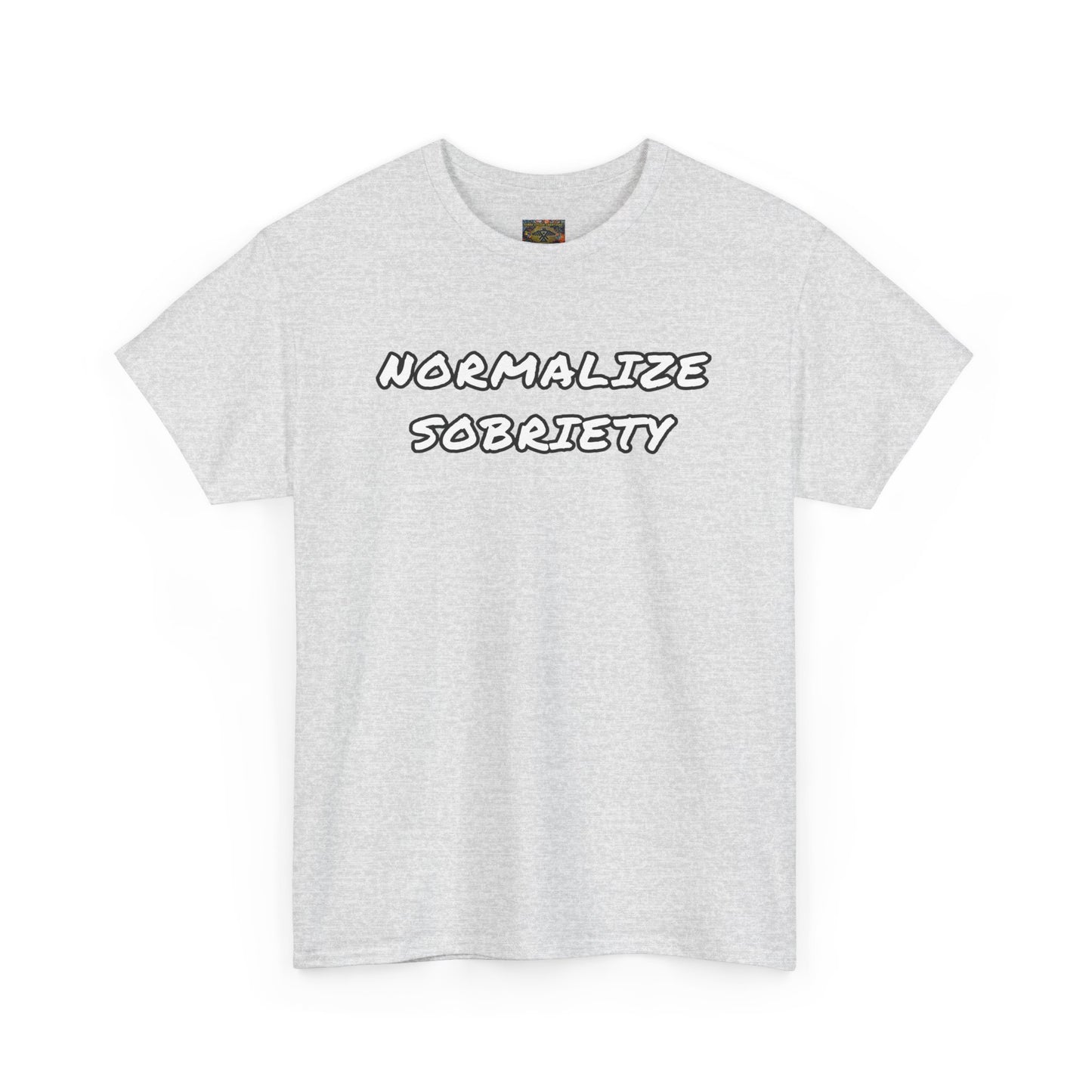 Normalize Sobriety Unisex Heavy Cotton Tee