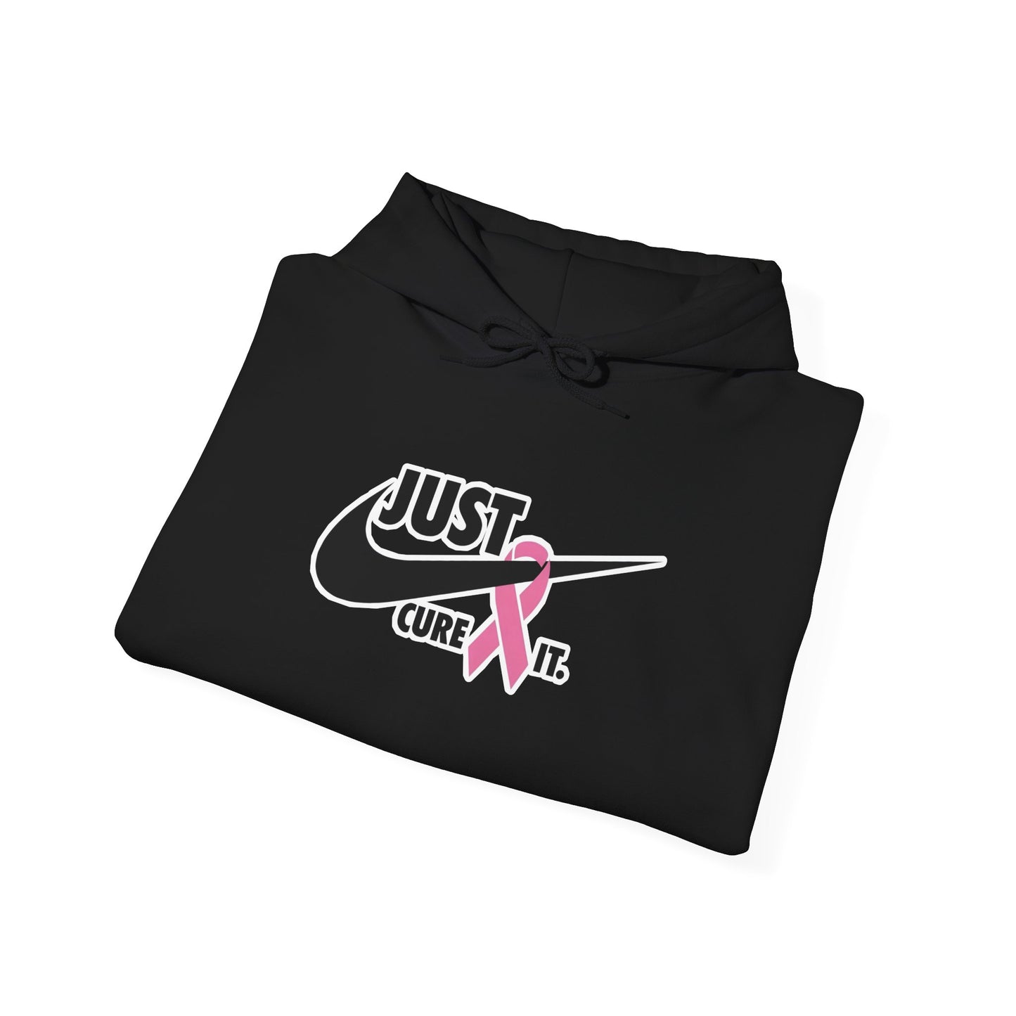 Just Cure It Unisex Hoodie - Support Breast Cancer Awareness
