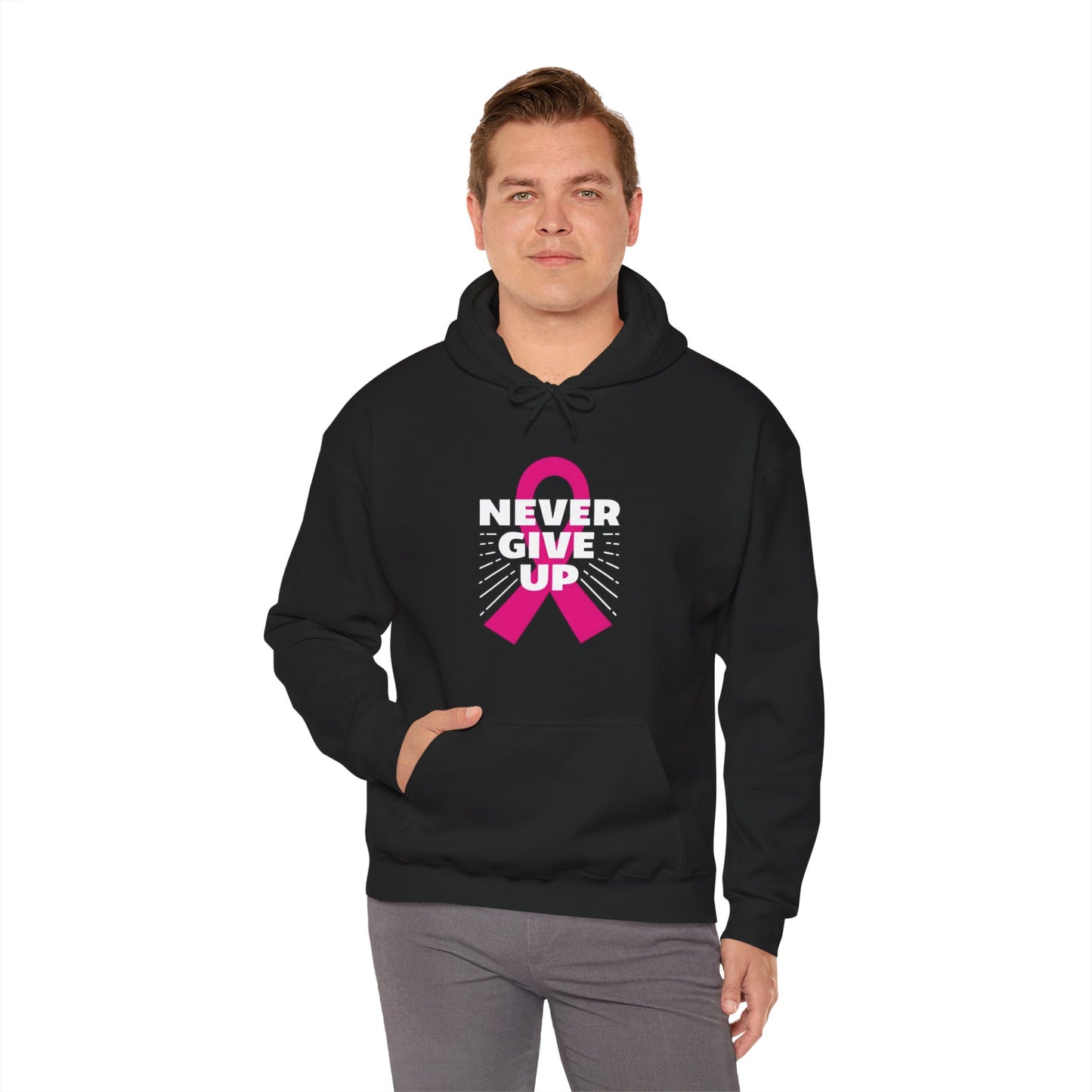 Never Give Up Breast Cancer Awareness Hoodie, Never Give Up Sweatshirt, Unisex Hoodie, Supportive Gift, Pink Ribbon Sweatshirt, Breast Cancer [...]