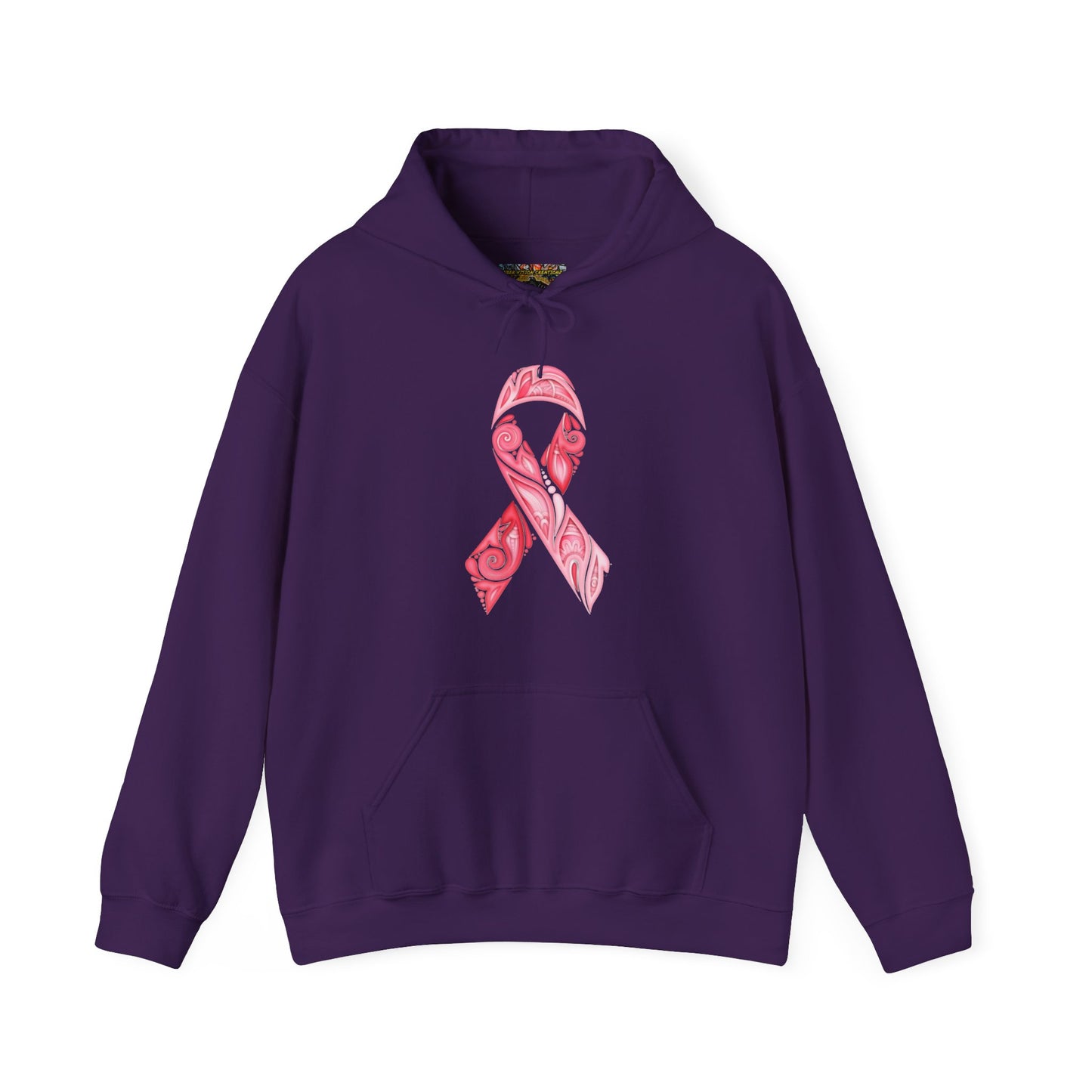 Pink Ribbon Awareness Hoodie - Breast Cancer Support Sweatshirt, Gift for Her, Comfort Wear, Fundraiser Apparel, Cozy Layer