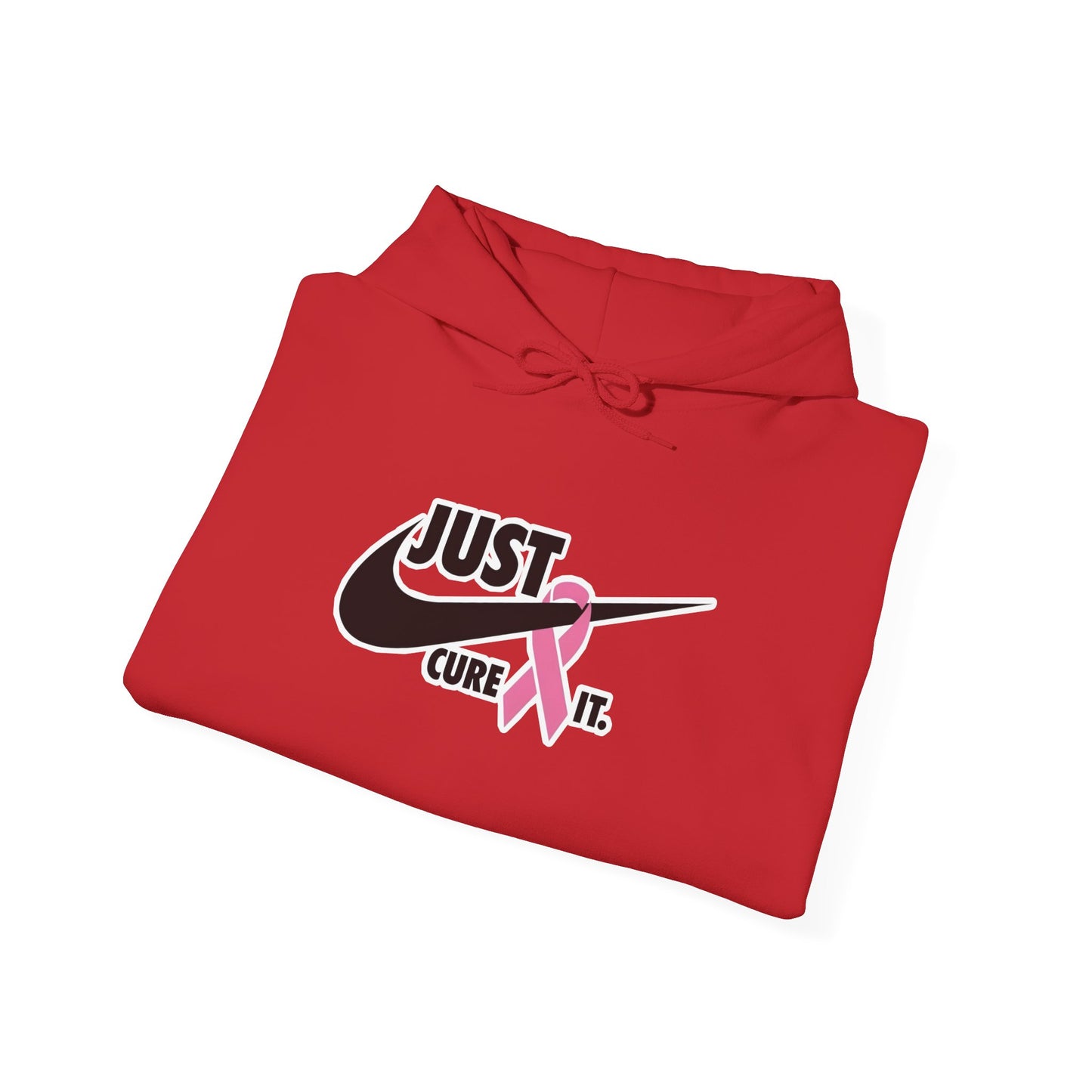 Just Cure It Unisex Hoodie - Support Breast Cancer Awareness