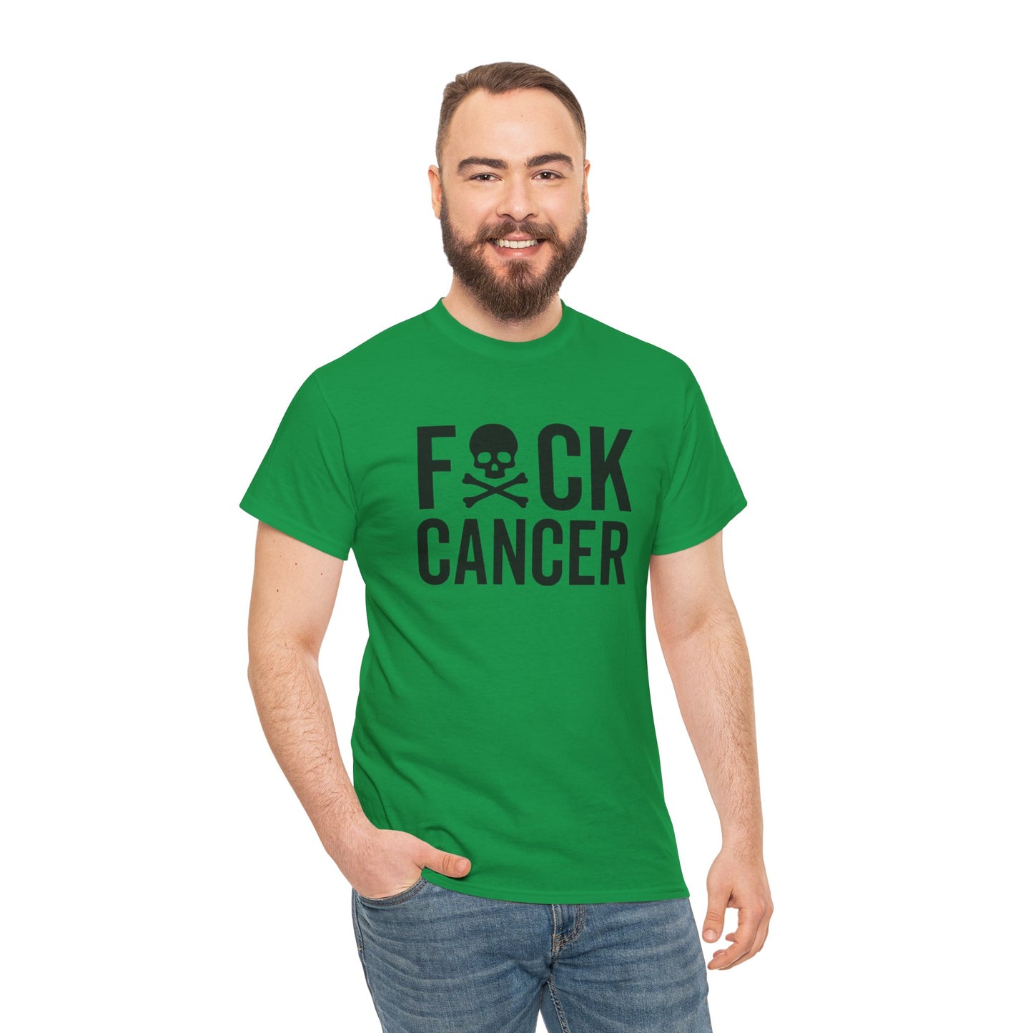 F*ck cancer Unisex Heavy Cotton Tee