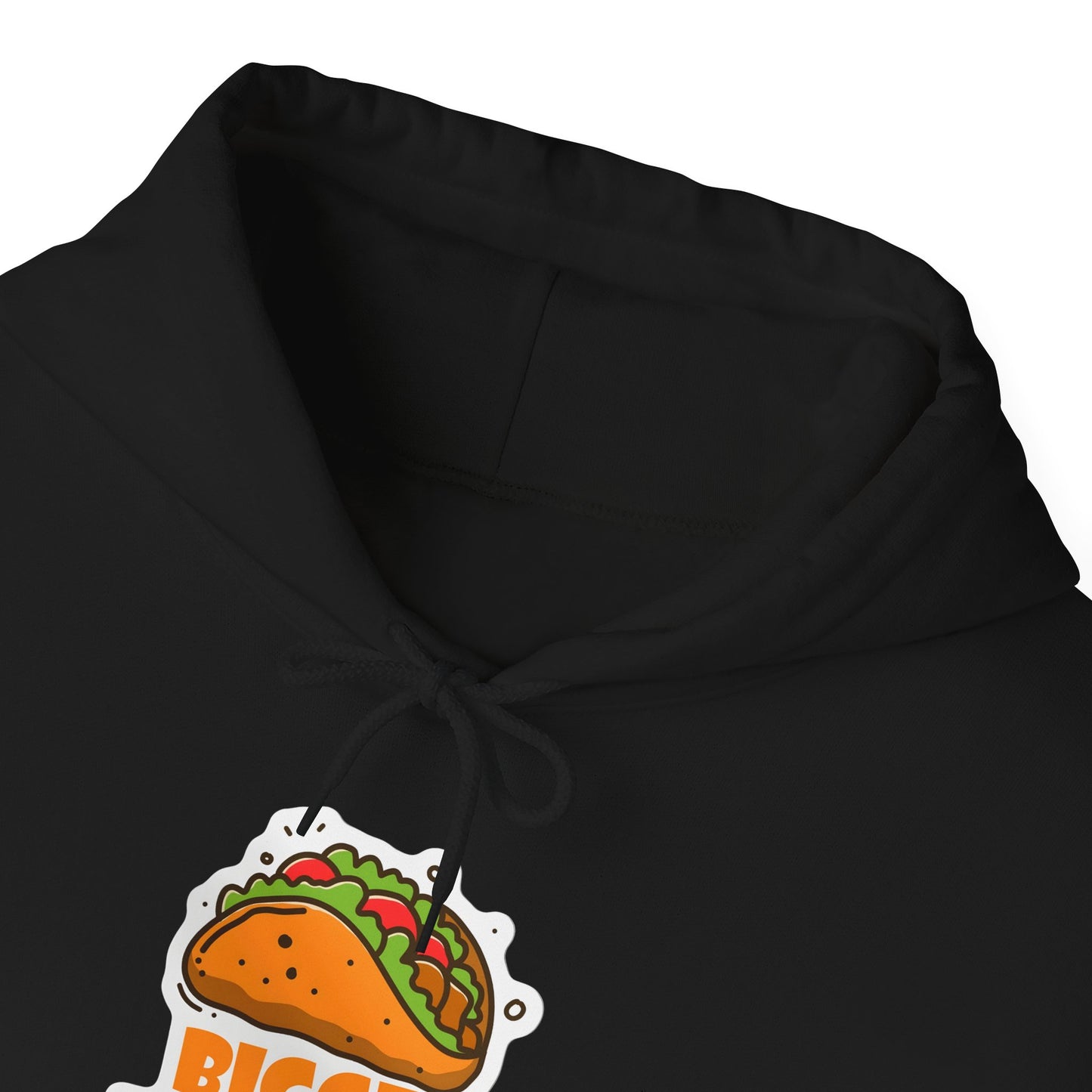 Chalupa Taco Hoodie — "Bigger the Fupa Tastier the Chalupa" Funny Foodie Sweatshirt
