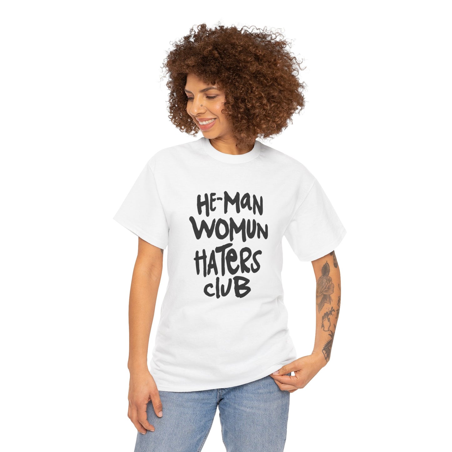 He-man womun haters club Unisex Heavy Cotton Tee