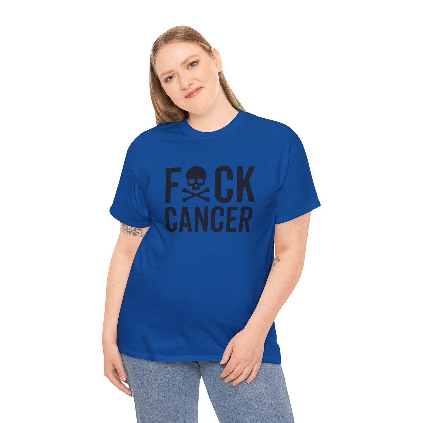 F*ck cancer Unisex Heavy Cotton Tee