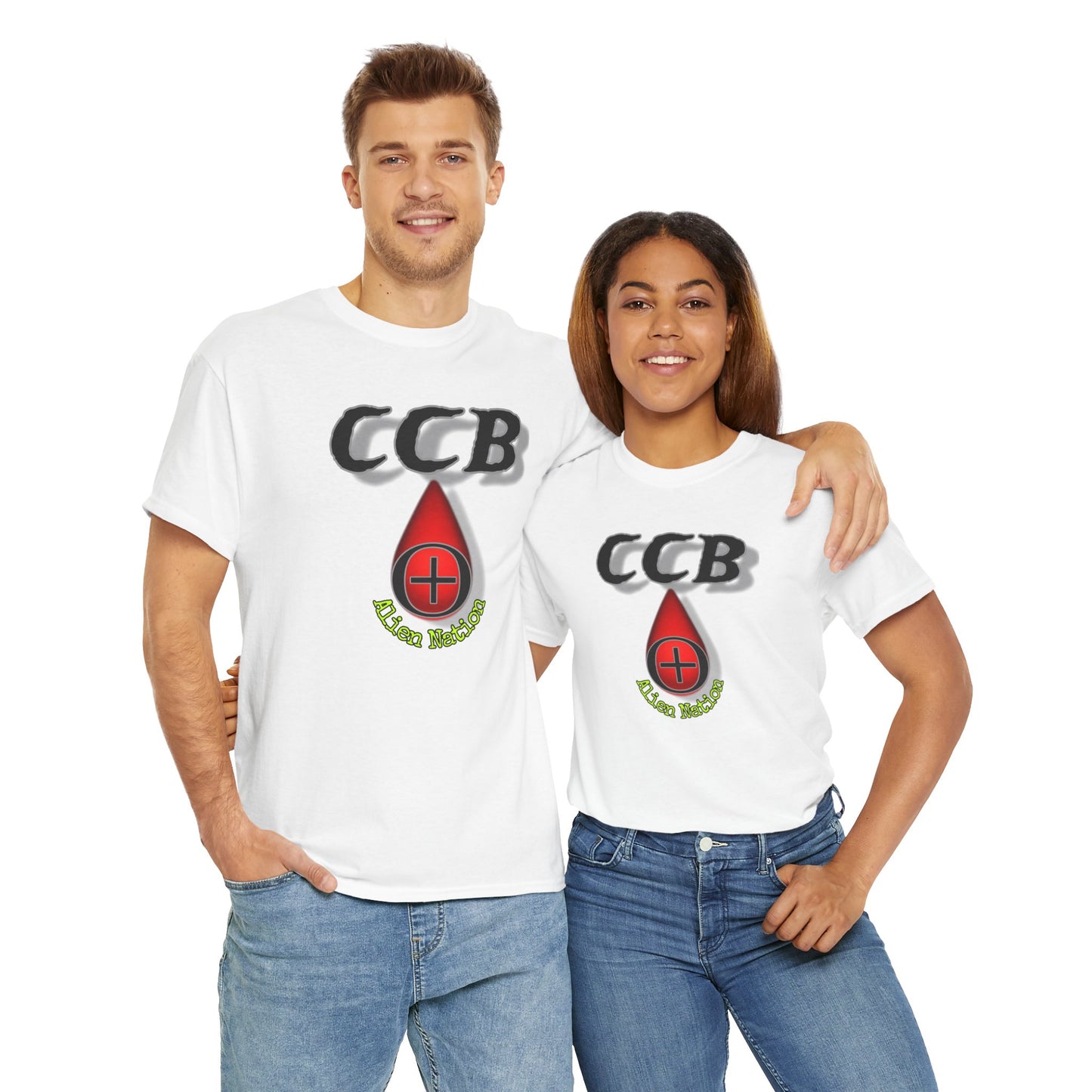 CCB type O positive Unisex Heavy Cotton Tee