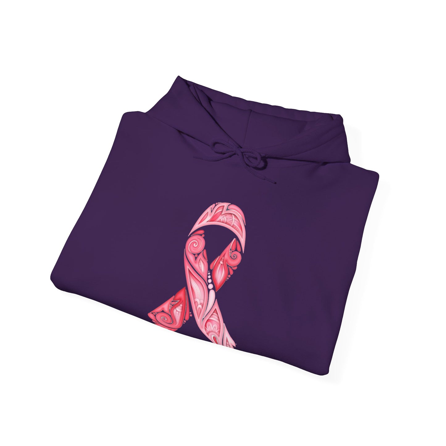 Pink Ribbon Awareness Hoodie - Breast Cancer Support Sweatshirt, Gift for Her, Comfort Wear, Fundraiser Apparel, Cozy Layer
