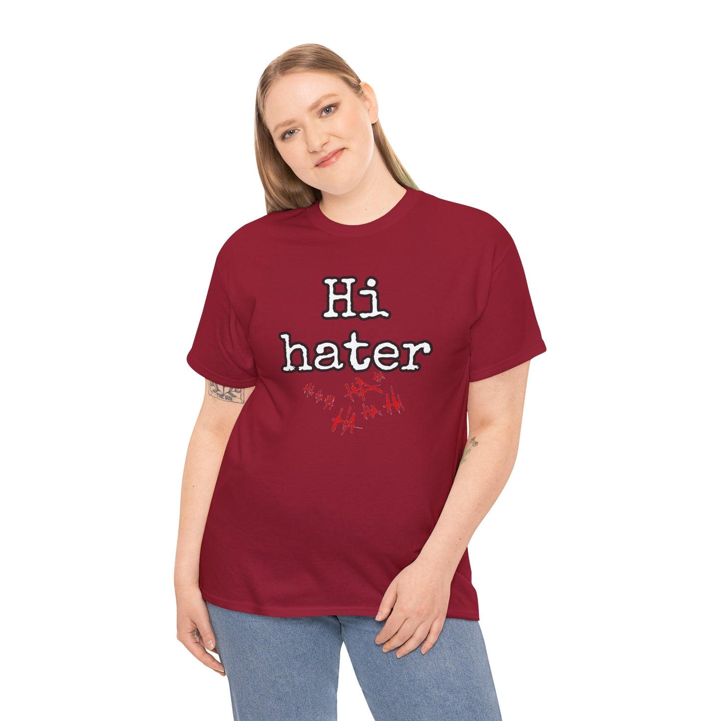 Hi hater Unisex Heavy Cotton Tee