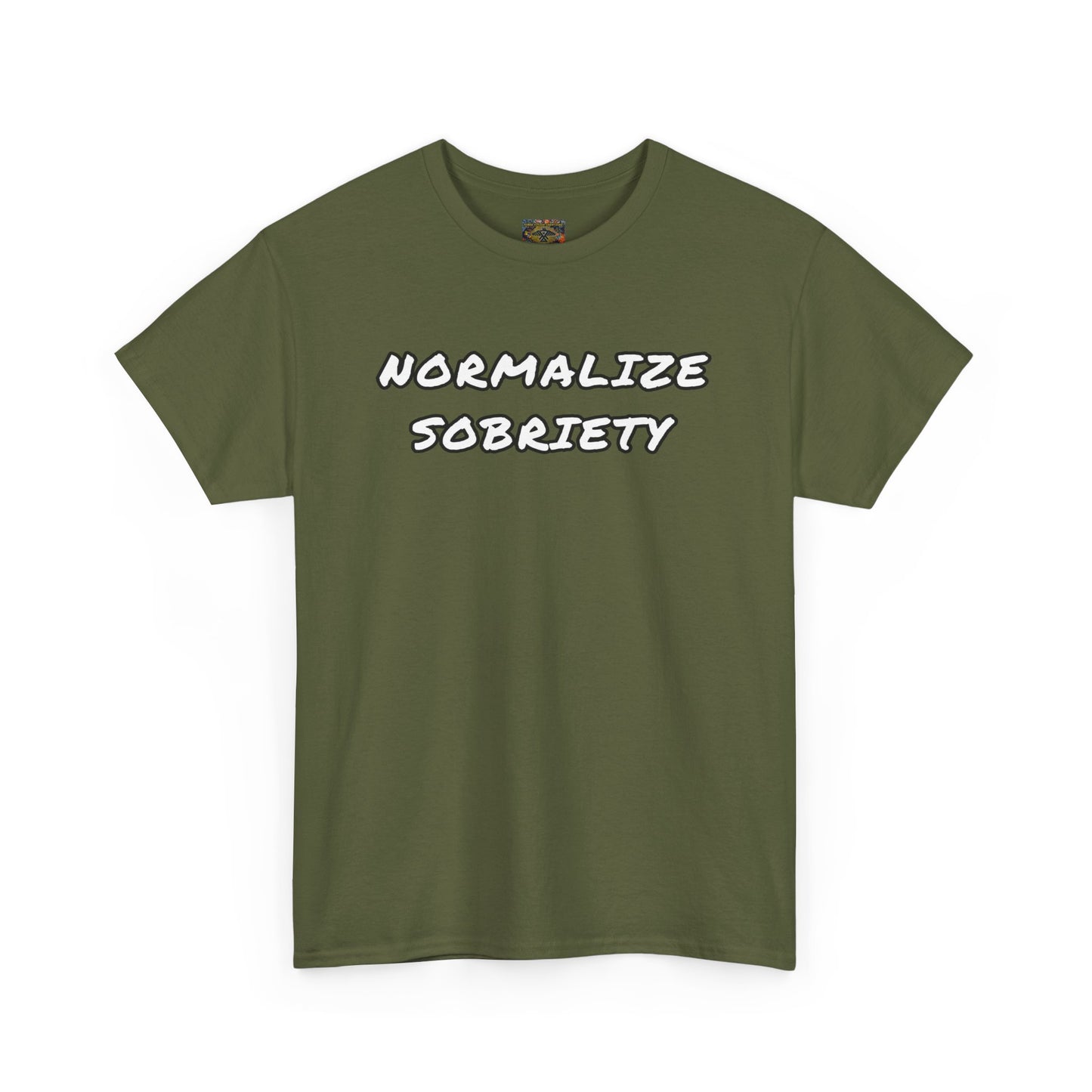 Normalize Sobriety Unisex Heavy Cotton Tee