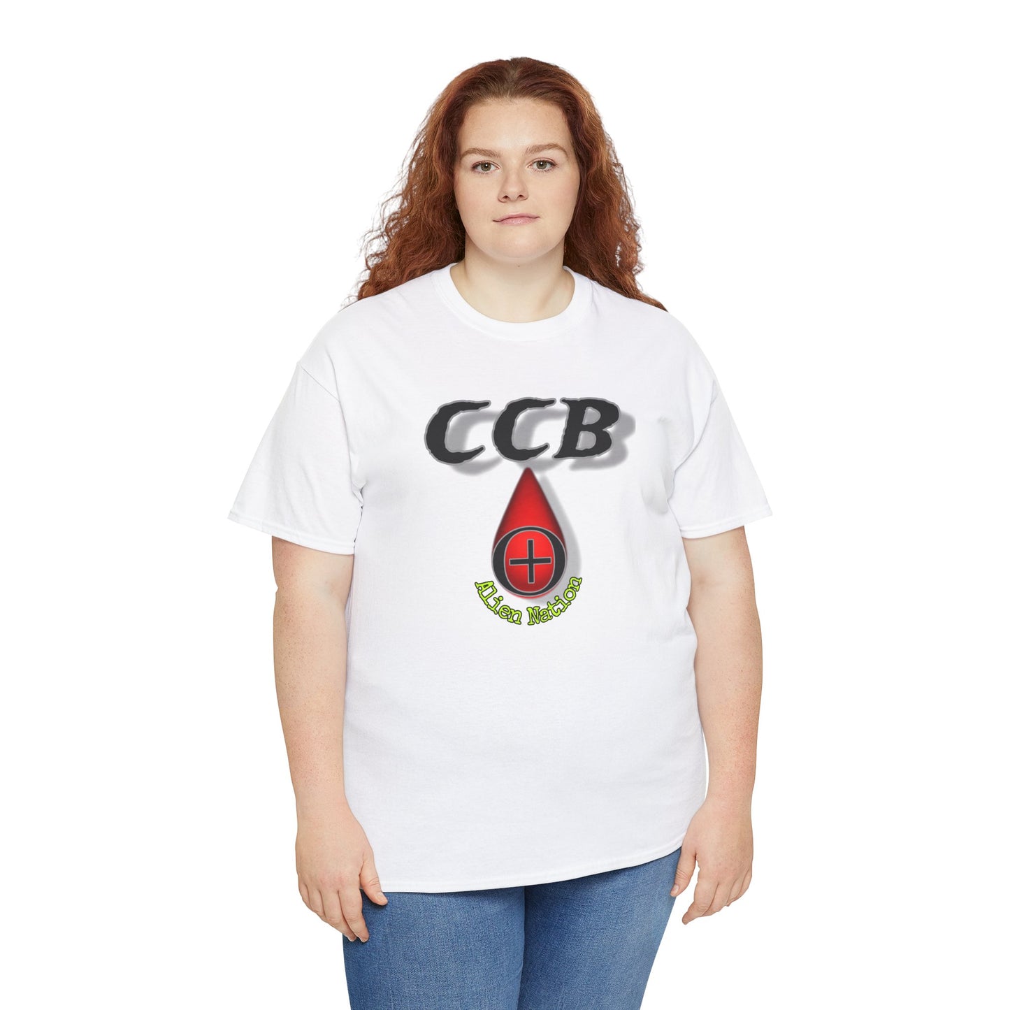 CCB type O positive Unisex Heavy Cotton Tee