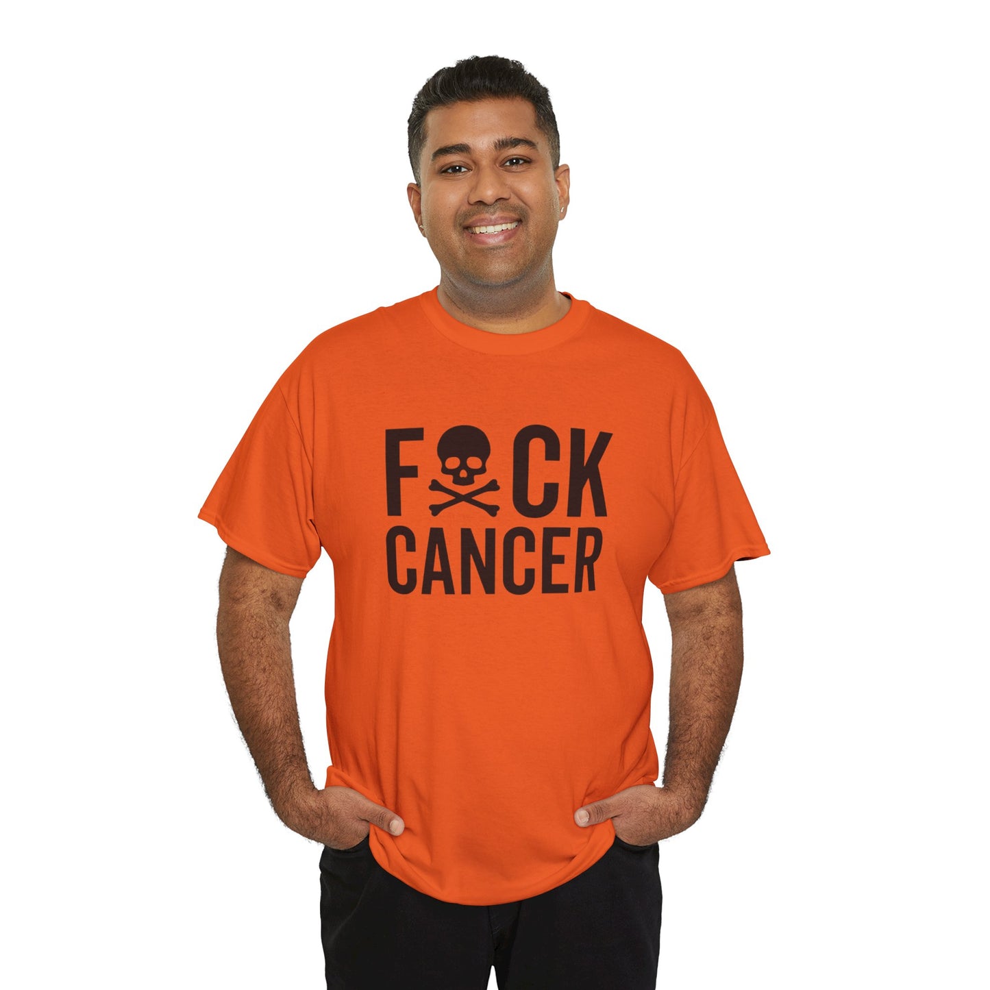 F*ck cancer Unisex Heavy Cotton Tee