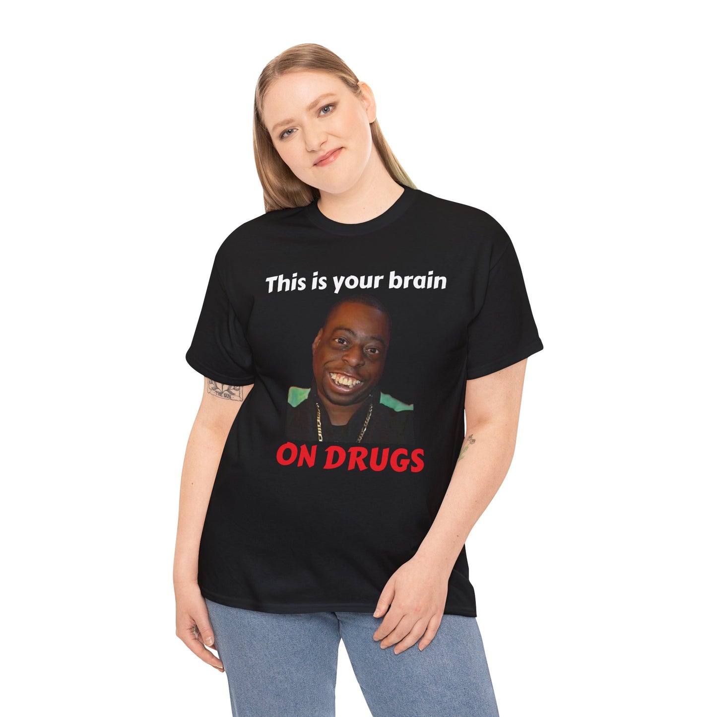 This is your brain on drugs Unisex Heavy Cotton Tee