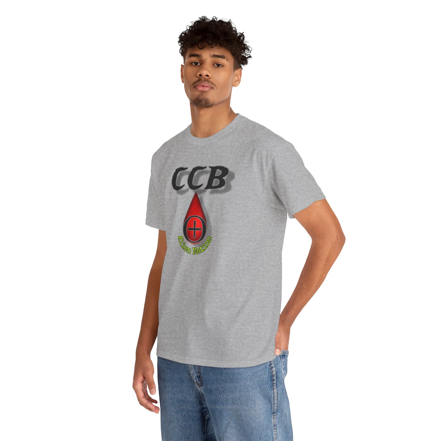 CCB type O positive Unisex Heavy Cotton Tee